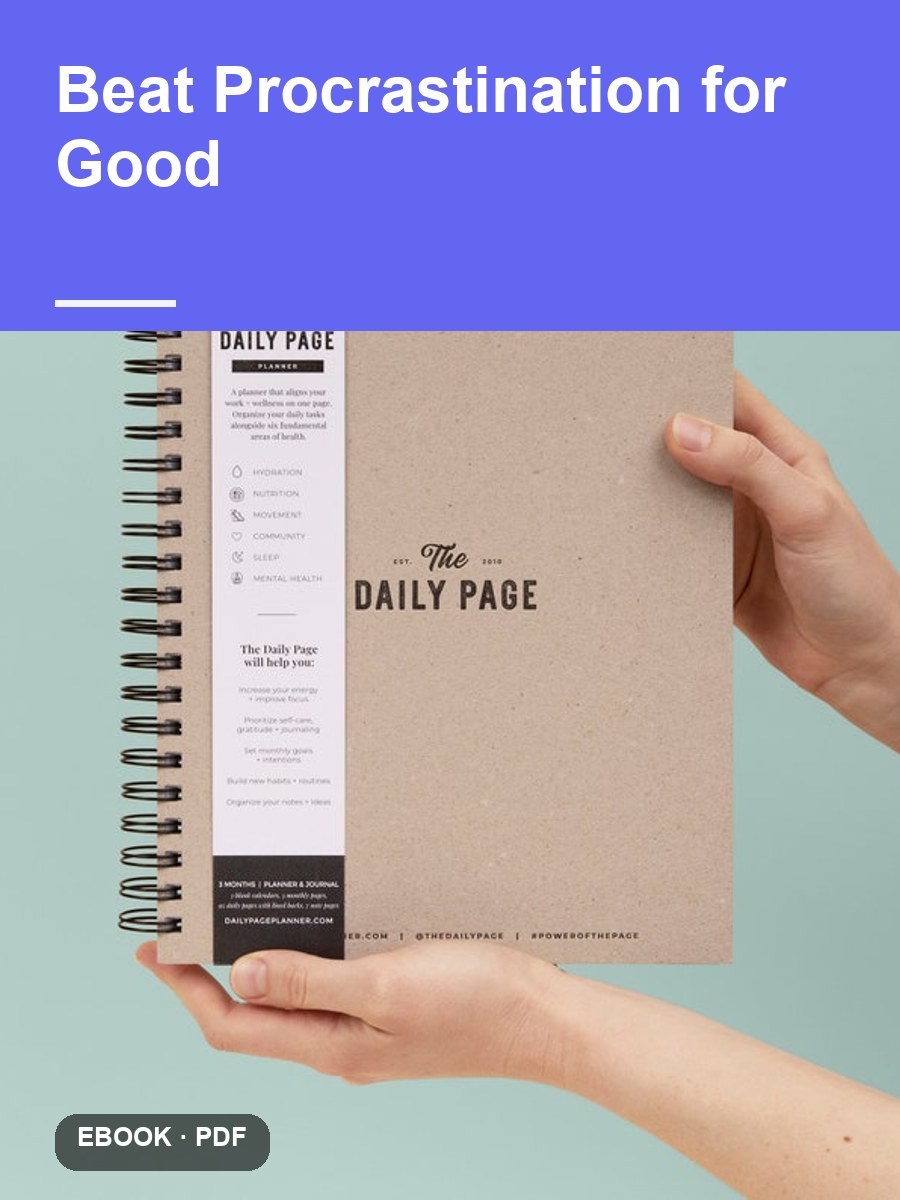 Cover of Beat Procrastination for Good