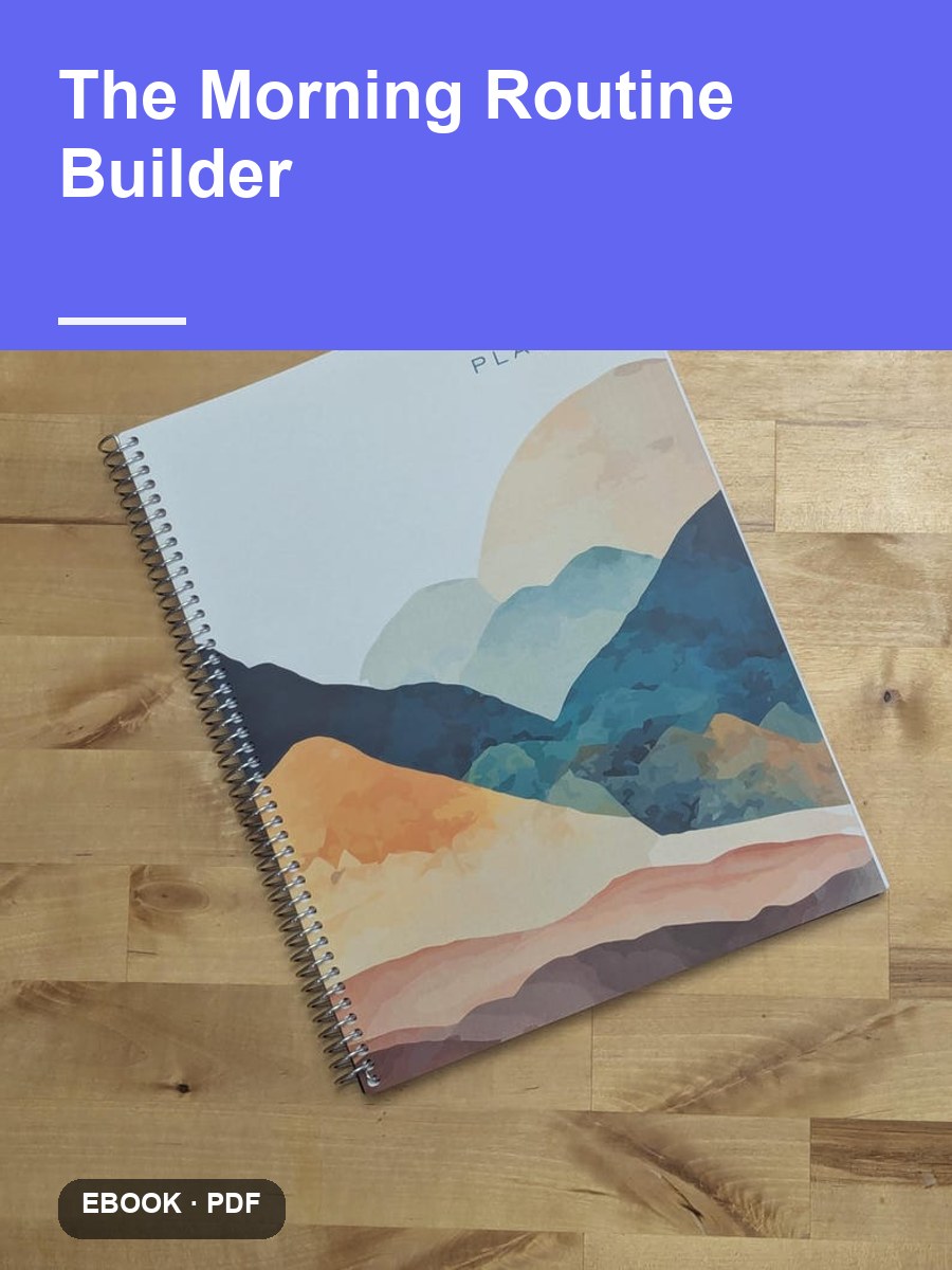 Cover of The Morning Routine Builder