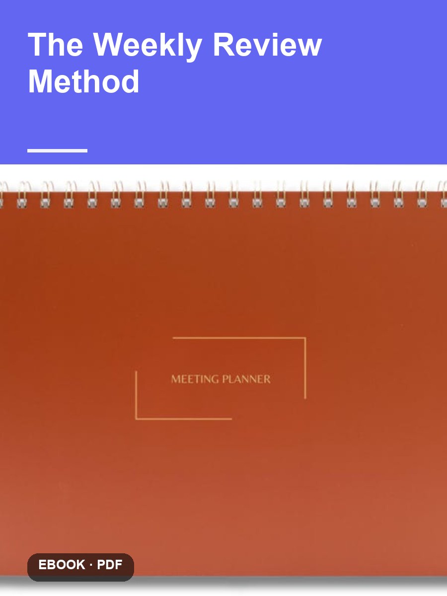Cover of The Weekly Review Method